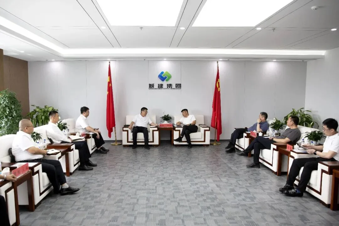 深化合作共识 共绘发展蓝图 中国水电一局到访长春城建集团交流洽谈